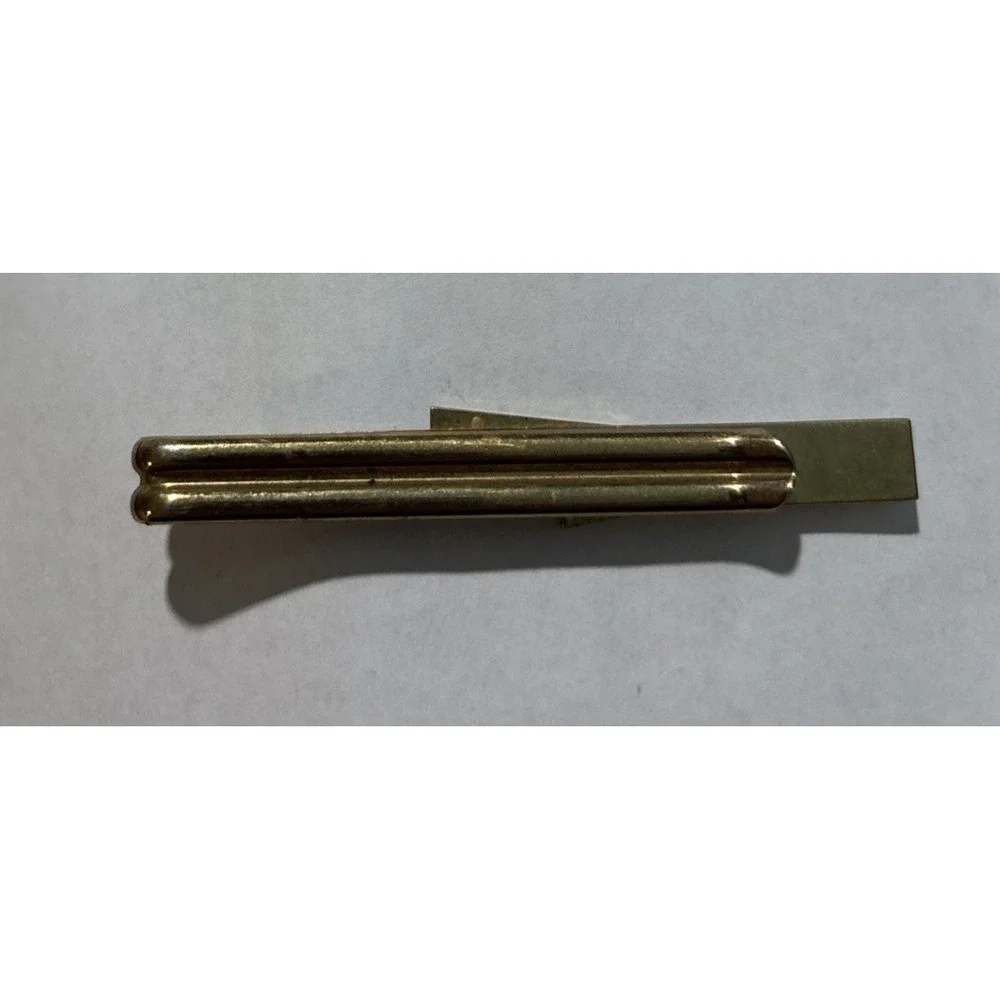 Vintage Men's Swank Gold‎ Tone Monogram C Tie Clip Tie Bar 2